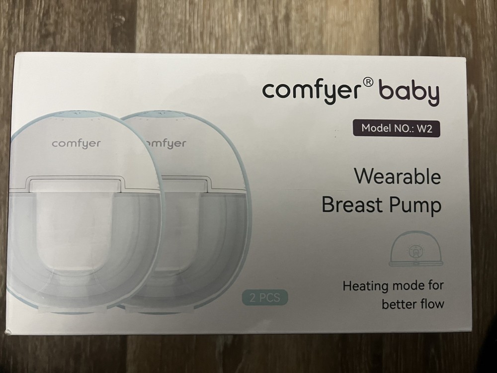 Comfyer Hands-Free Heated Breast Pump 2 Pack App Control *read description*