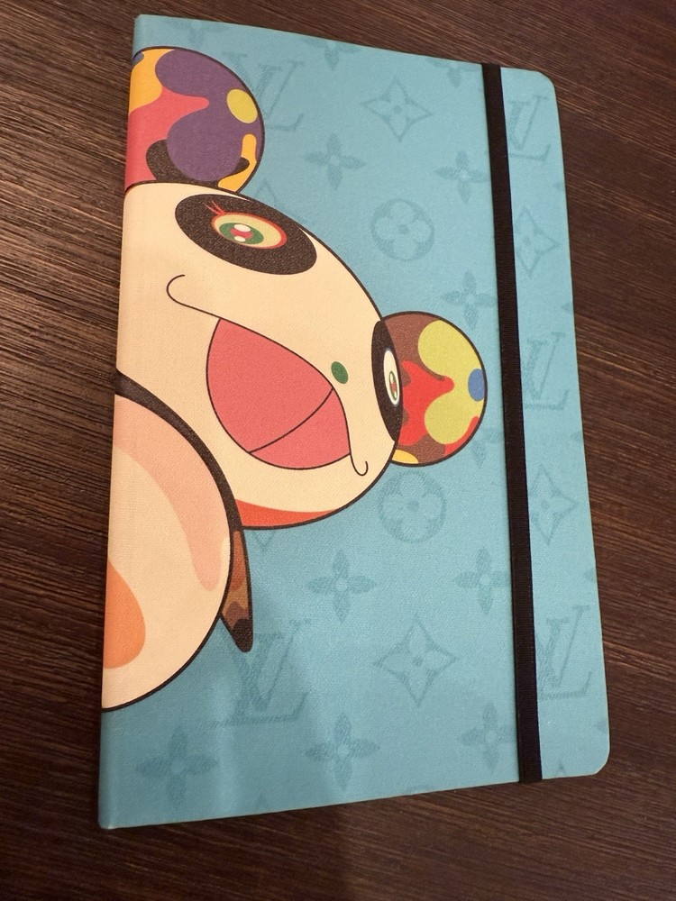🐼 Authentic RARE Louis Vuitton Panda Murakami Lined Notebook With Original Box