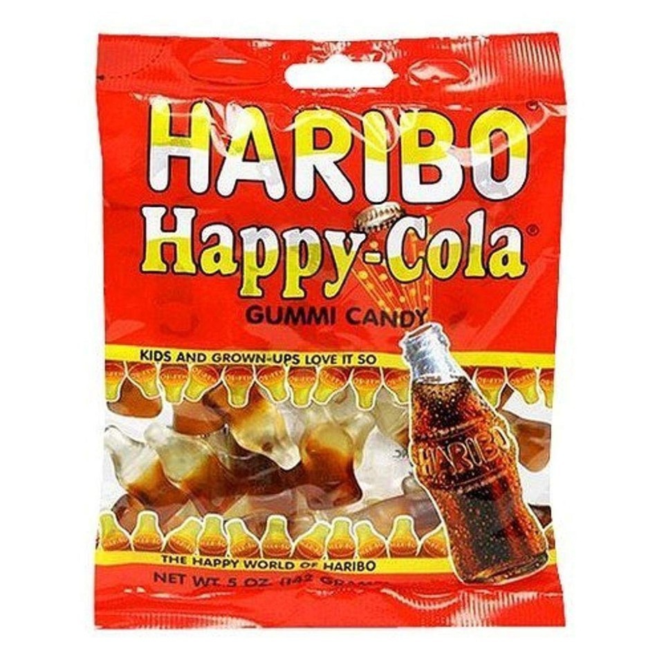 Haribo Happy-Cola Gummies Bag, 5 Ounce