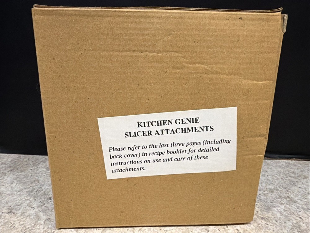 Kitchen Genie Slicer Attachments "ONLY"
