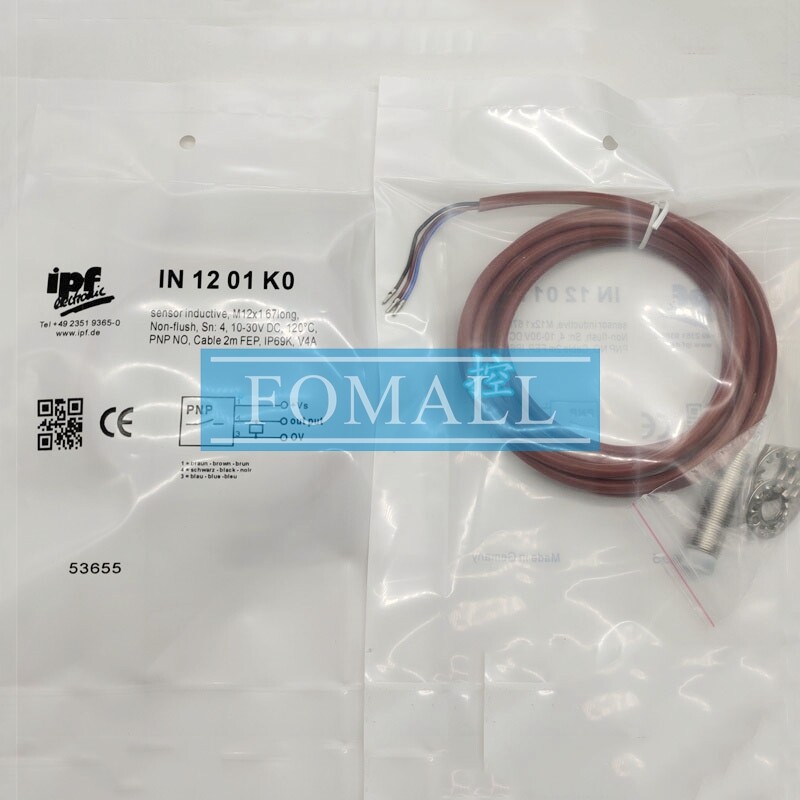 1Pcs New proximity switch sensor IN 12 01 K0 IN1201K0