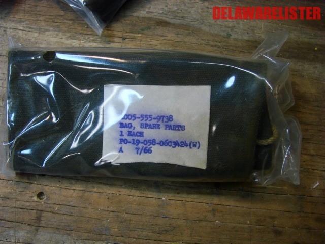 *US Army MILITARY Vietnam 1966 Spare Parts Heavy Duty OD Green Canvas Bag New