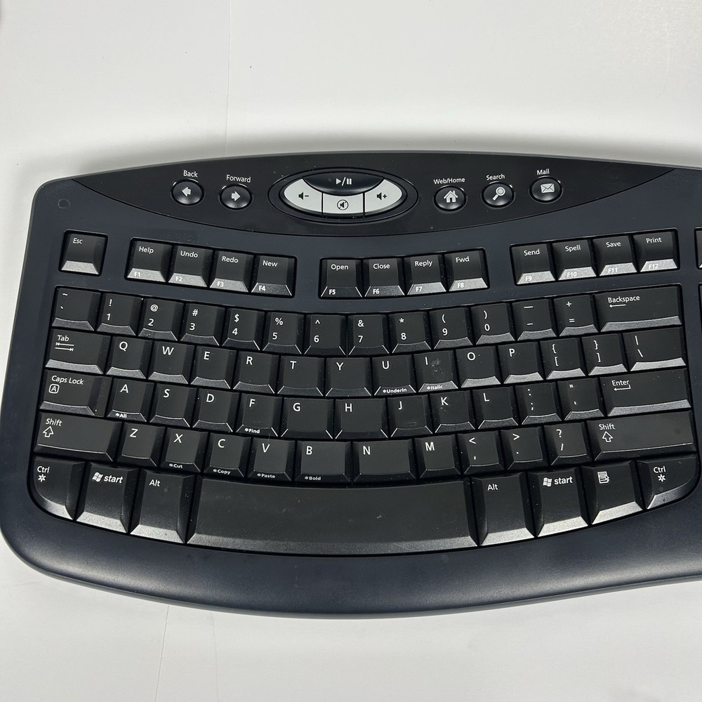 Microsoft wireless desktop combo 3000- keyboard, mouse, receiver - USB