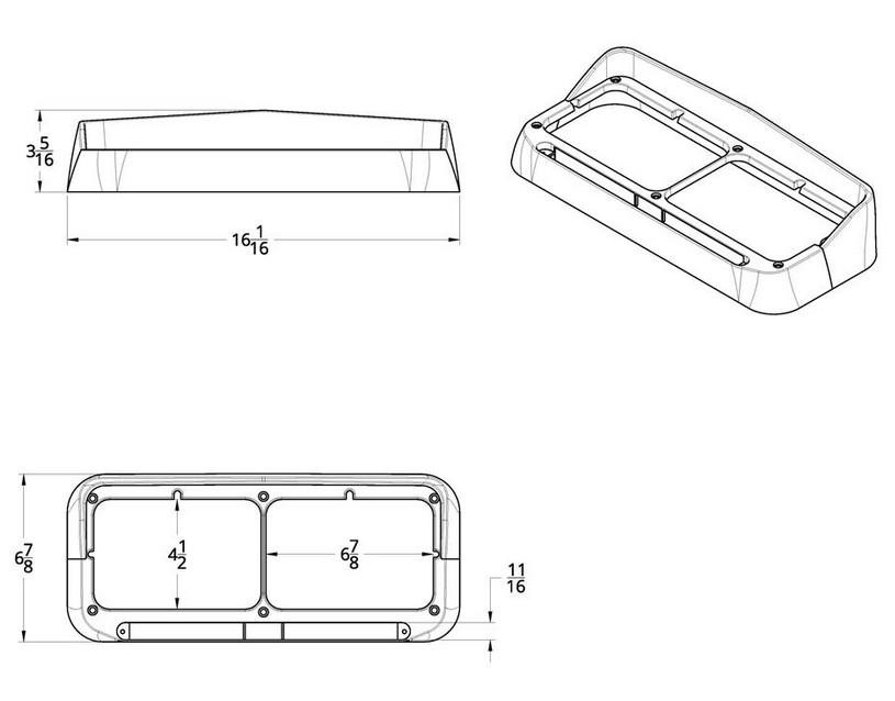 For PETERBILT 379 HEADLIGHT BEZEL N/A , CO