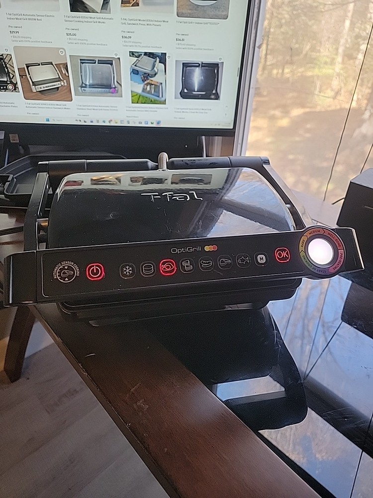 T-Fal OptiGrill  Automatic Sensor Cooking Indoor Grill