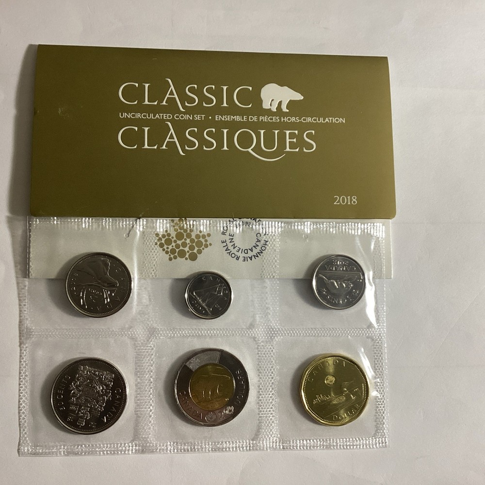 Canada 2018 Uncirculated Coin Set Proof Like