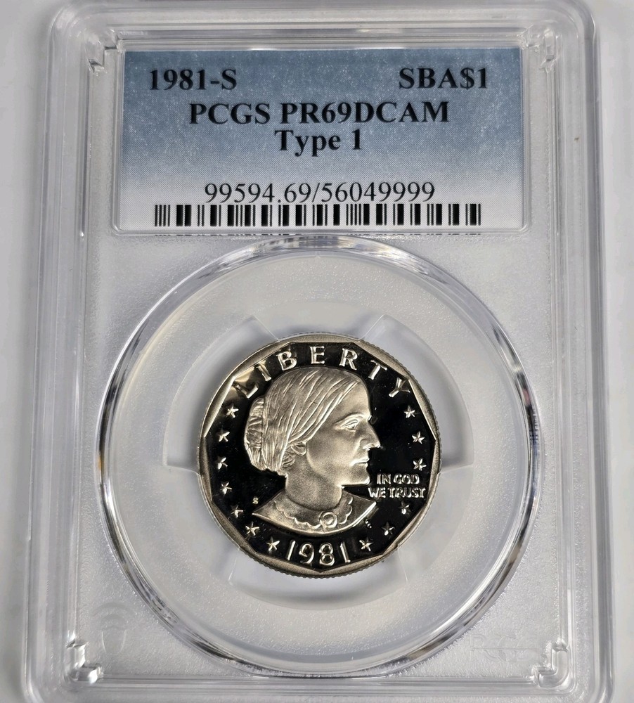 Susan B Anthony Dollar - Type 1 PR69 DCAM 1981-S PCGS
