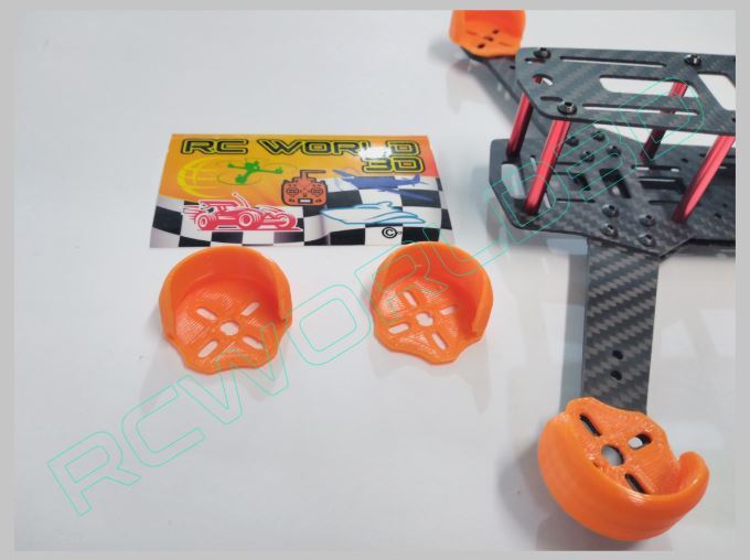 QUADCOPTER BRUSHLESS MOTOR MOUNT/BASE PROTECTOR 4PCS 3D PRINTED PLA 250 FRAME