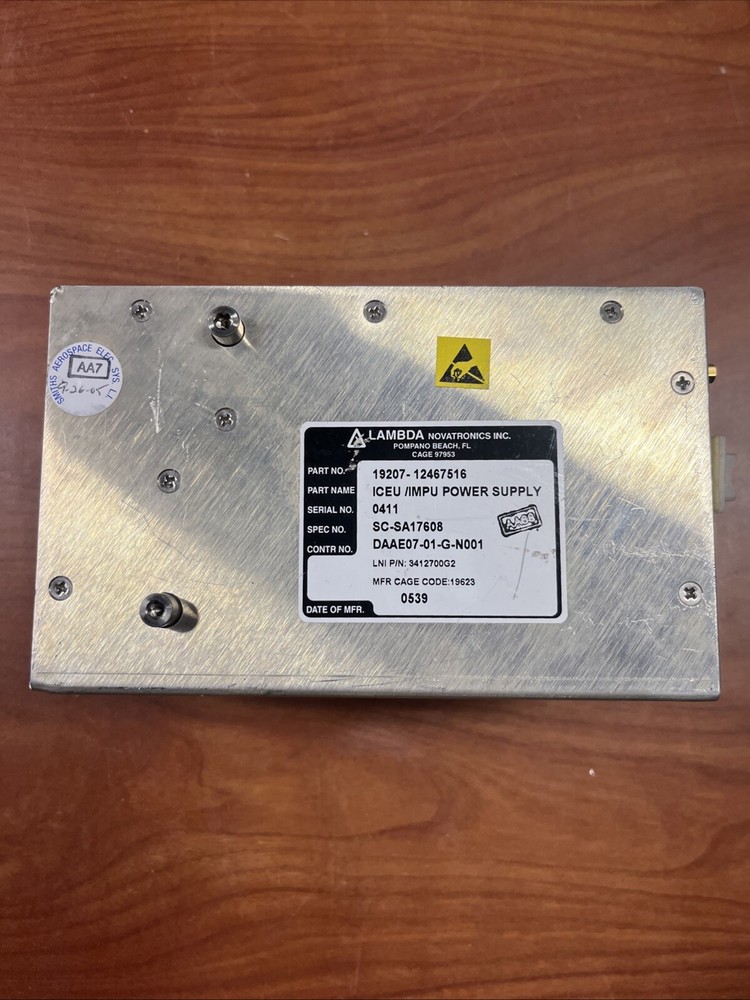 LAMBDA 19207-12467516 ICEU /IMPU Power Supply