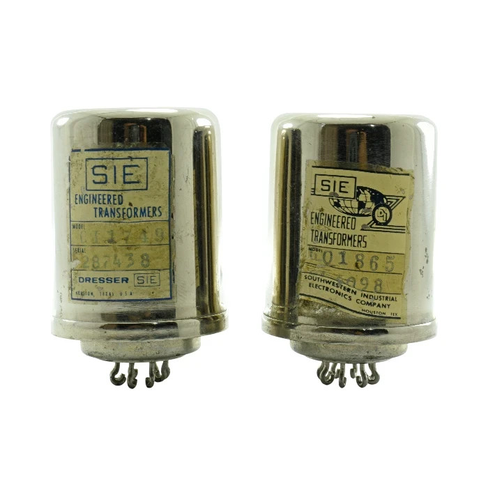 Vintage SIE Engineered Audio Transformers Pair CI-1749 & G-01865 Houston, TX