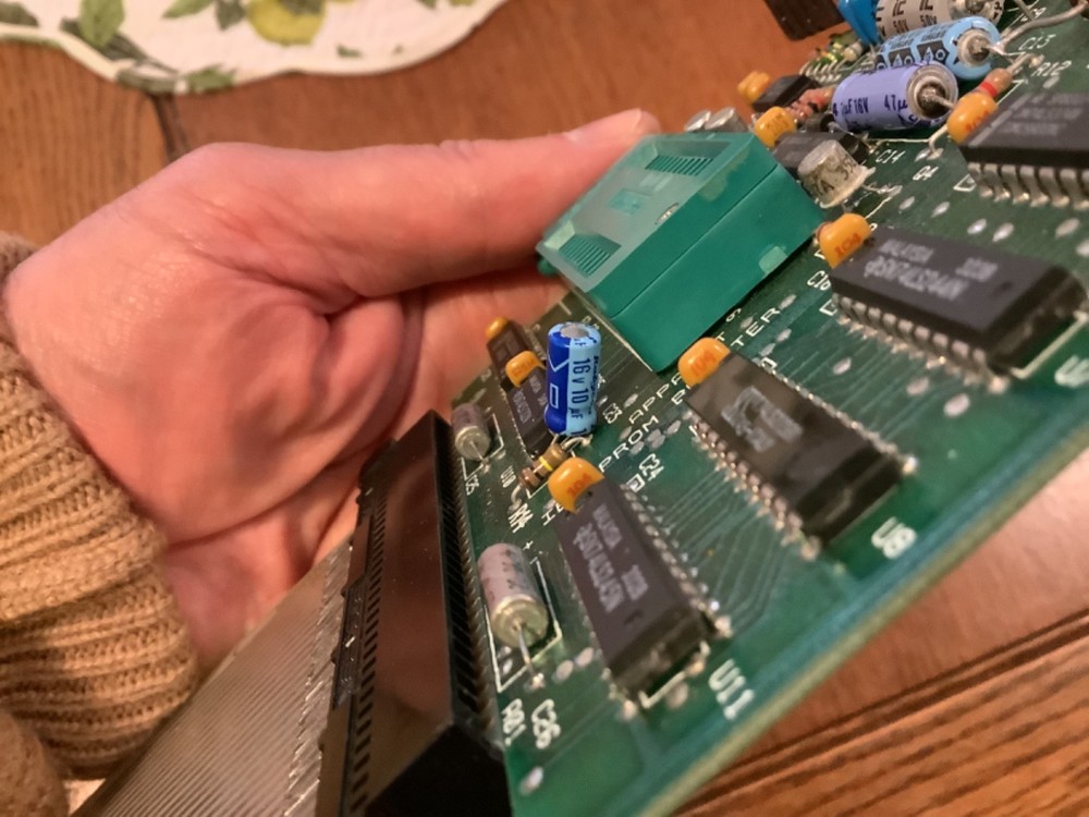 Vintage Apparat IBM Blaster programmer w/ 28 pin Textool socket & Extender Card