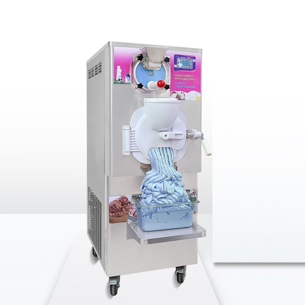 Kolice Commercial Hard Ice Cream Machine with Pasteurized, Heating, Cooling