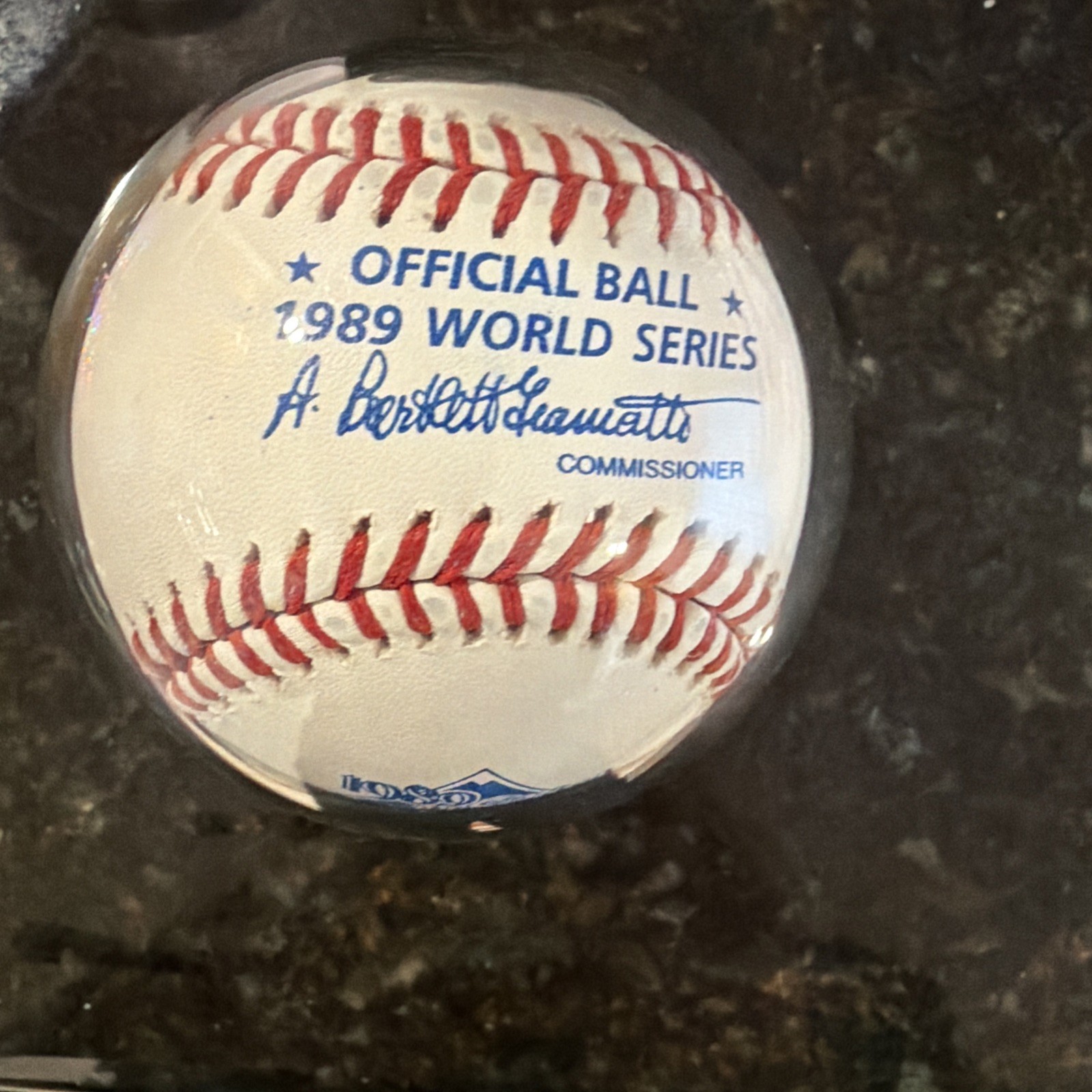 Rickey Henderson Autographed Baseball Beckett Encapsulated Mint BAS Tristar