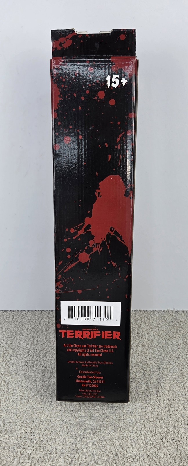 Terrifier Art The Clown Desk Mat Mouse Pad 12x24 Horror Movie Gaming Mat