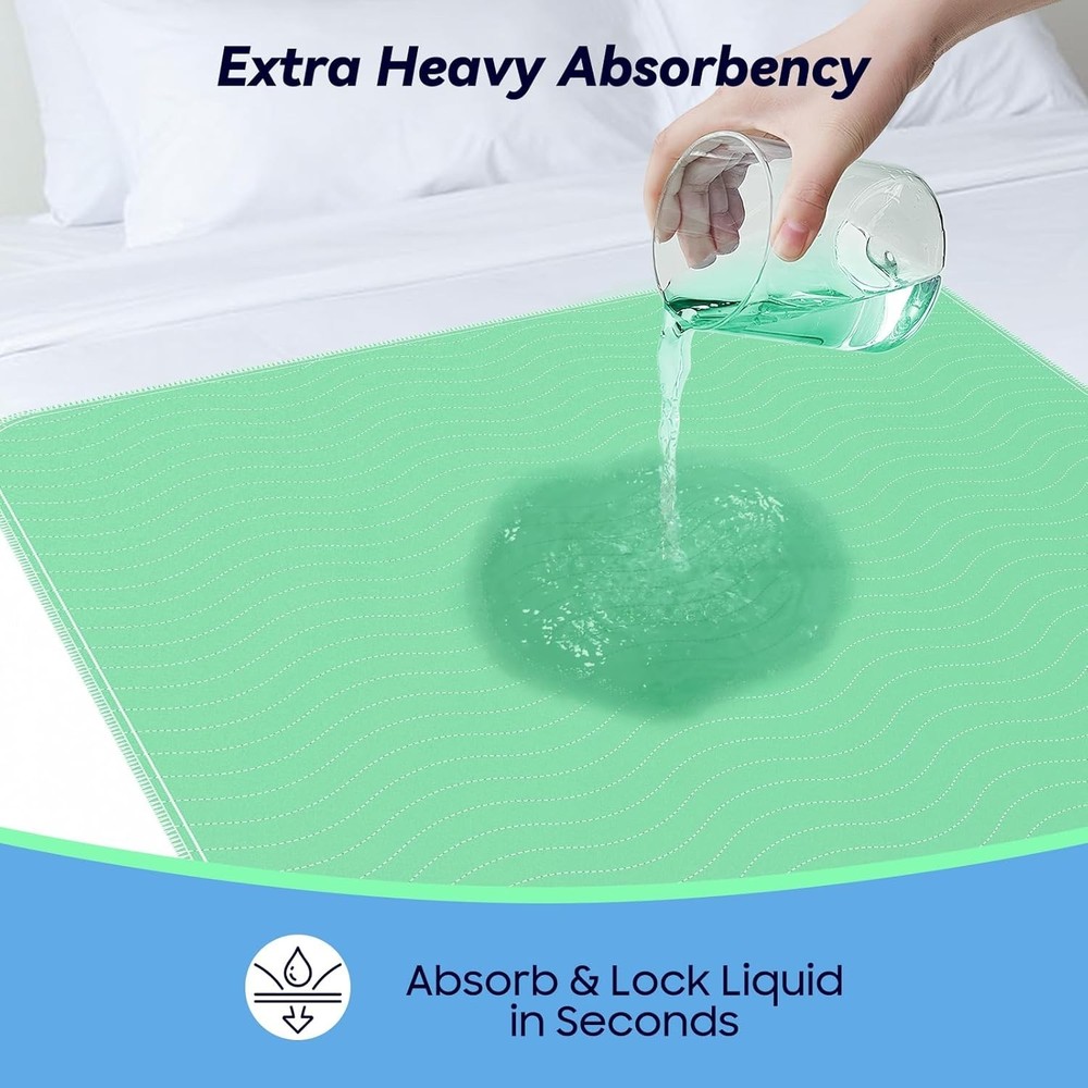 Waterproof Nursing Pads 6 Pack - Extra Heavy Absorbency