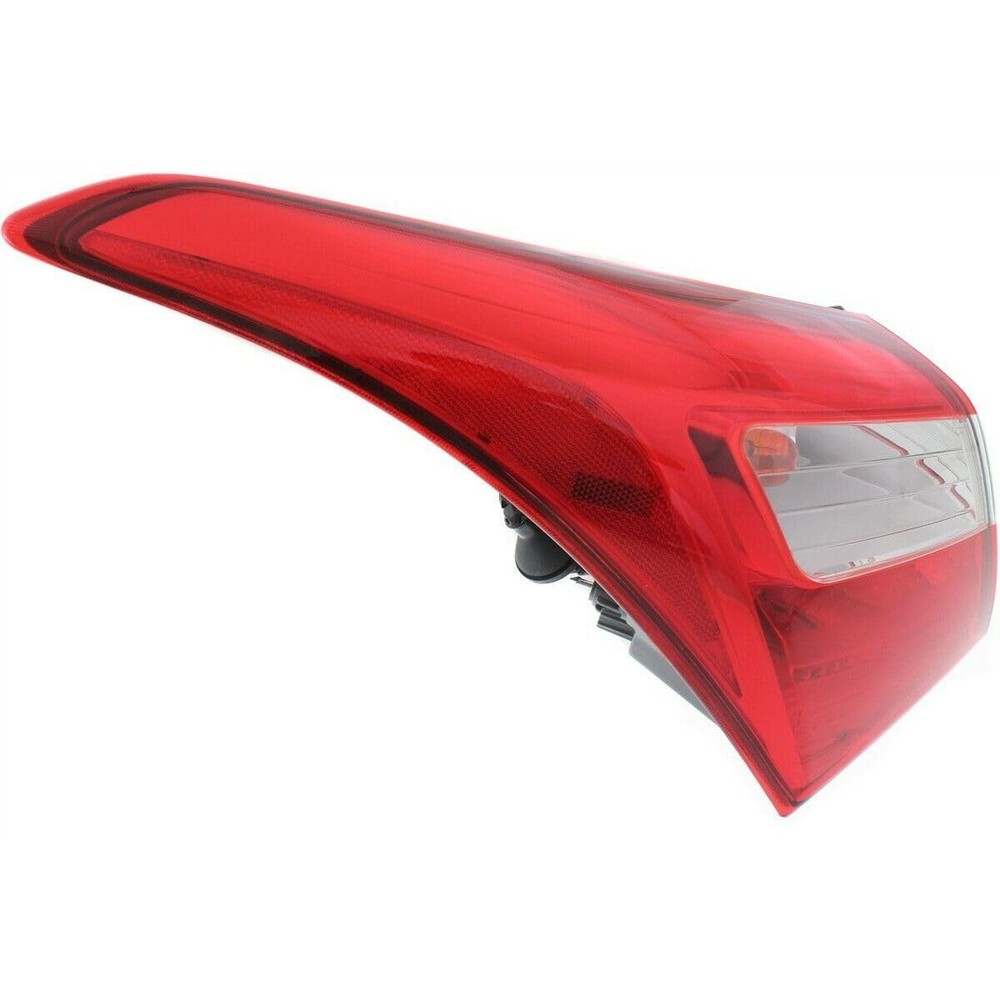 Outer Left Tail Light Assembly Red Clear Lens for 2013 Elantra GT