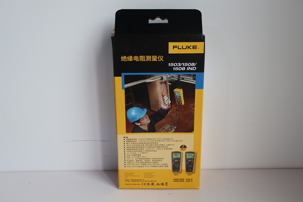Fluke 1503 Digital Insulation Resistance Tester HighPrecision Megger Multimeter