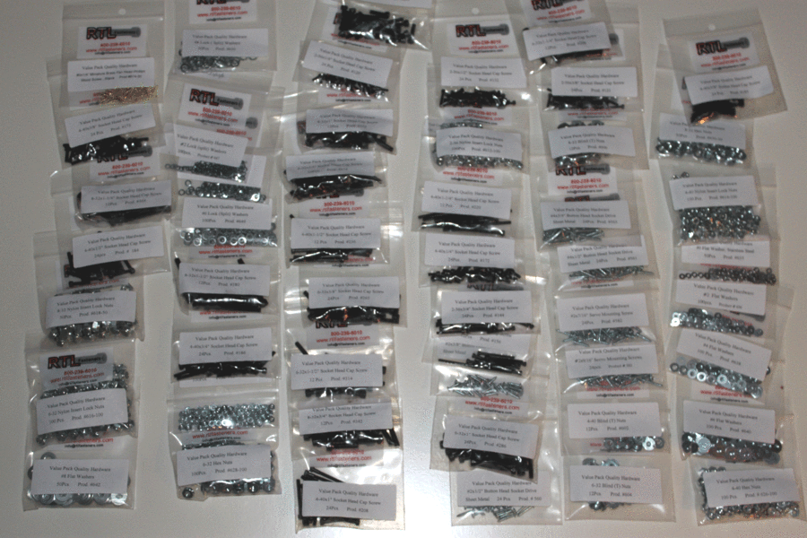 RC Hardware Fastener Kit for Radio Control Hobbies