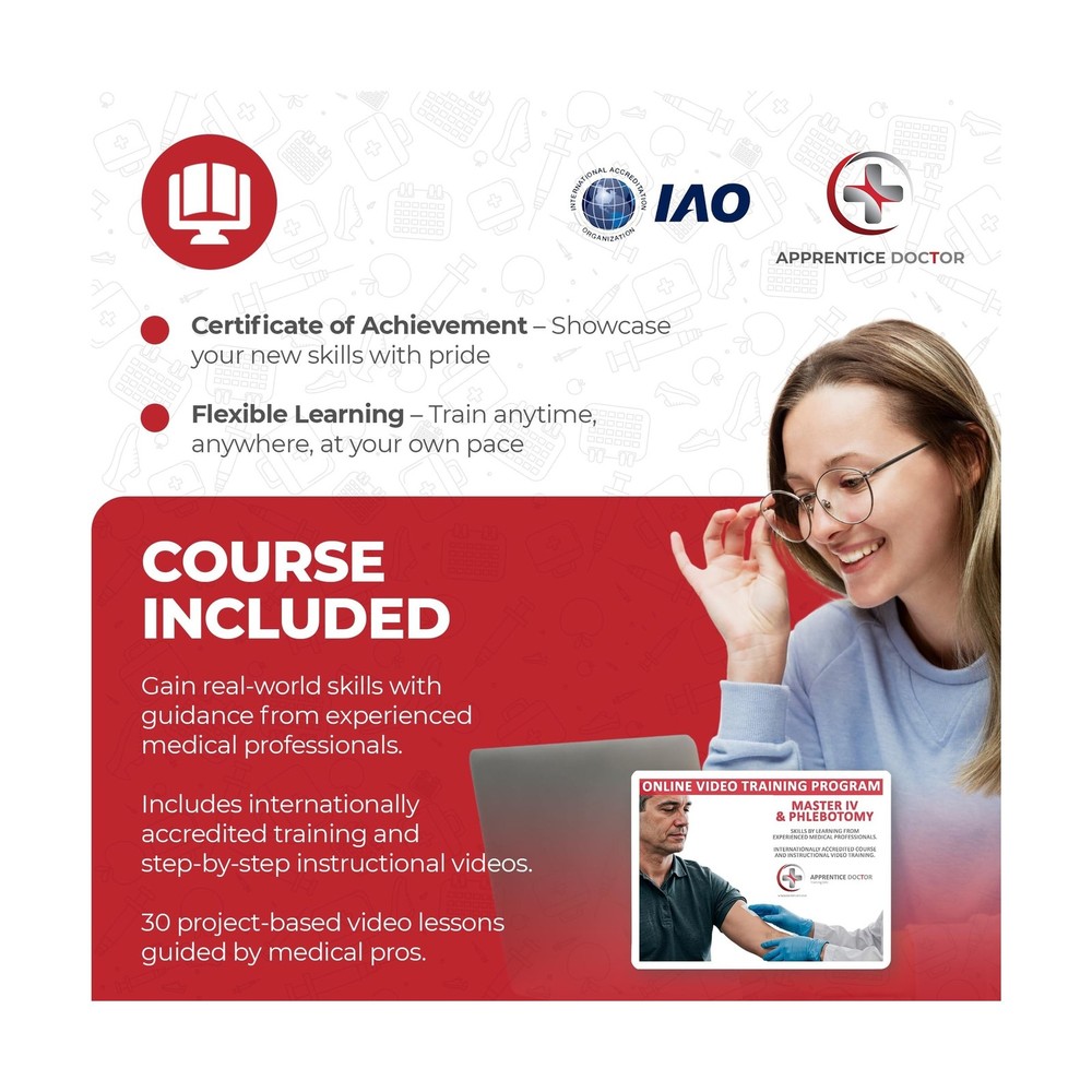 The Apprentice Doctor Phlebotomy Practice Kit – Complete Phlebotomy Traini