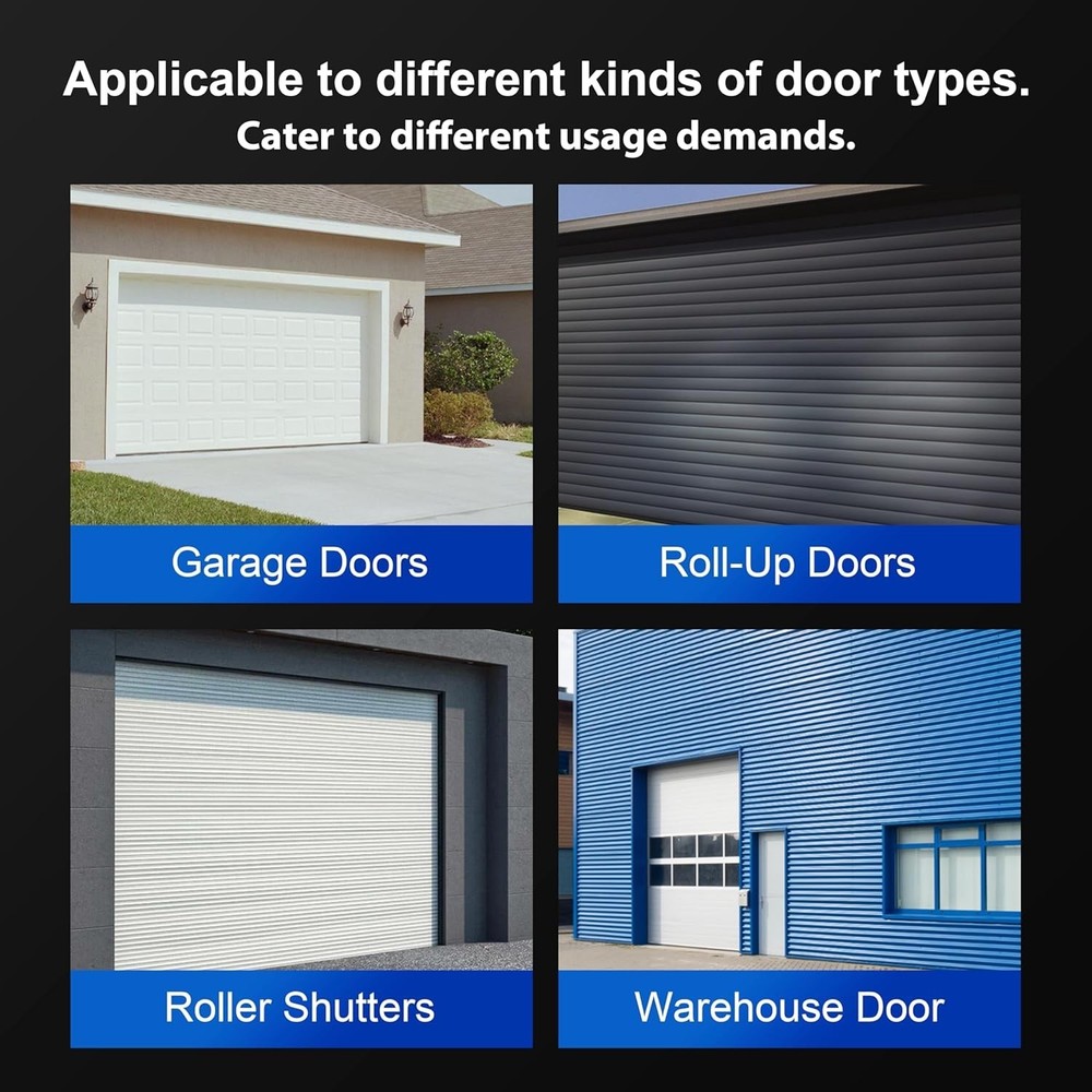 Garage Door Bottom Seals Replacement T Sty for Threshold Buffering Weatherproof