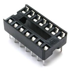 16-Pin PDIP Plastic IC Socket,