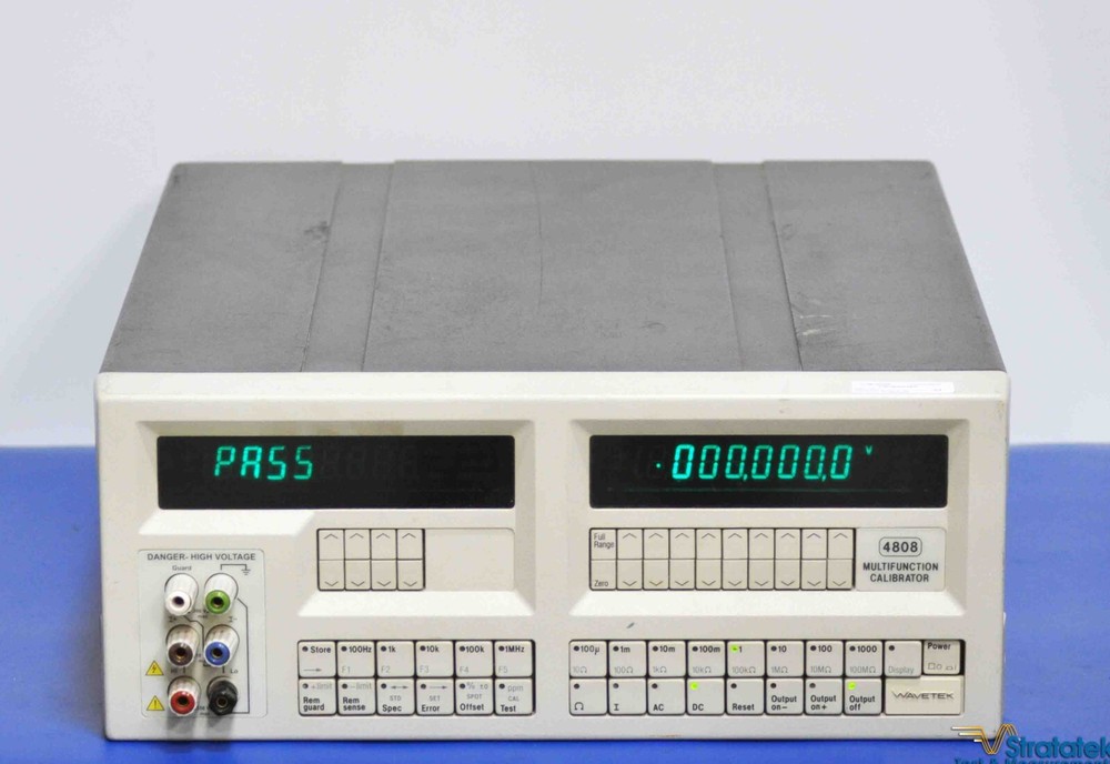 Wavetek 4808 Multifunction Calibrator 200V 2A DC NIST Calibrated Datron 230V