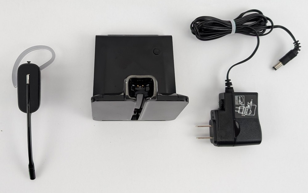 Plantronics Poly CS540 Wireless Headset Ear Hook, C054 Base Station, AC Adapter