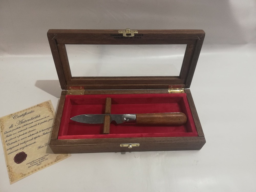 Wood Display Case For Knives Coins