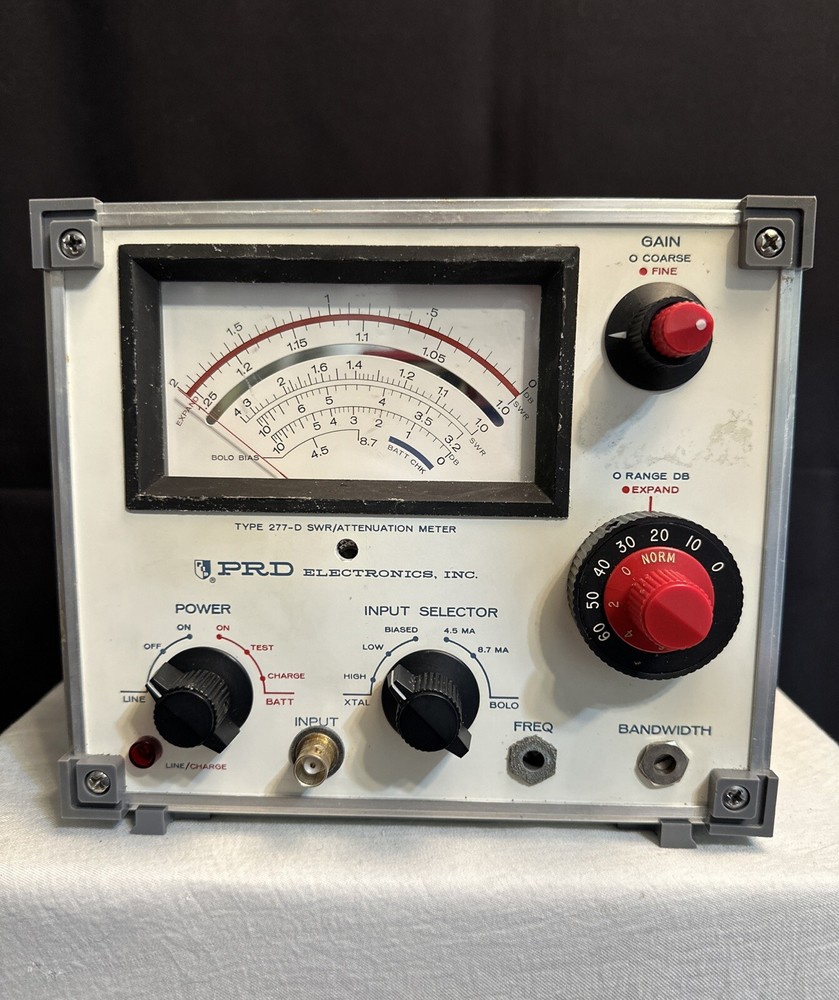 PRD Instrument 232 Low Frequency Slotted Section Carriages277D Attenuation Meter