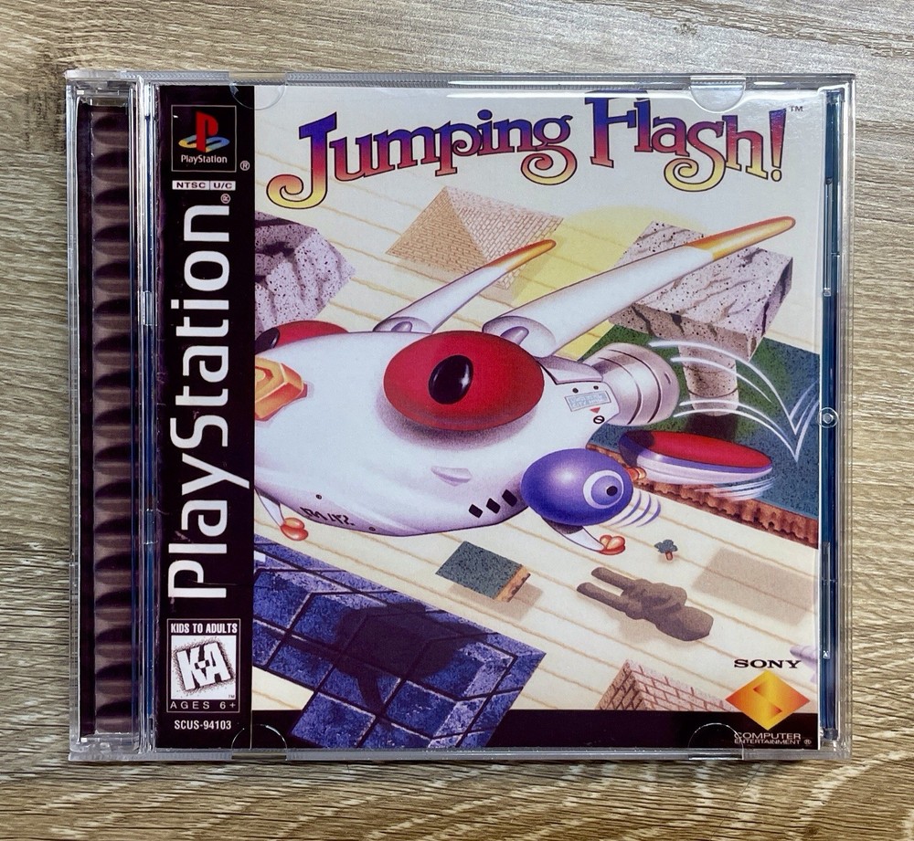 Replacement Case Only - Jumping Flash! - No Manual - PlayStation/ PS1
