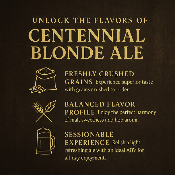 Label Peelers Centennial Blonde Ale Beer Kit - Extract