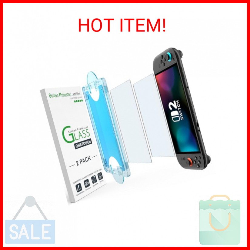 amFilm Auto-Alignment OneTouch for Nintendo Switch 2 Screen Protector [7.9"] 202