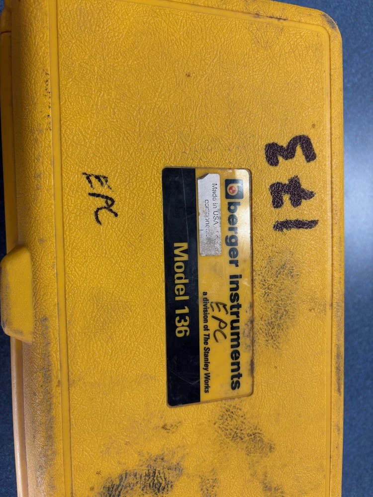 Berger Instruments Surveying Transit Level Model 135 With Hard Case
