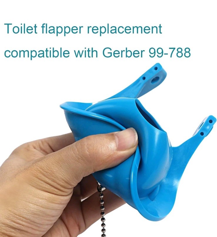 3 Inch Toilet Flapper Replacement Compatible with Gerber 99-788, 2 Pack