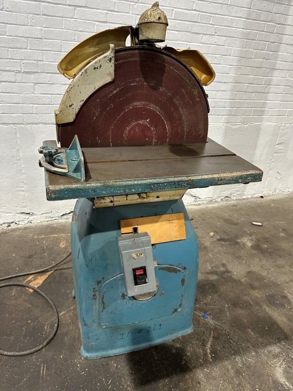 MASTER 24" DISC SANDER - Angling Table