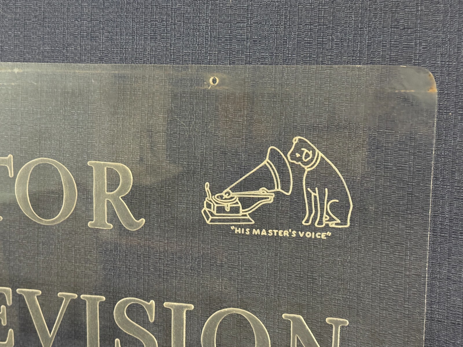 Vintage RCA Victor Radios Television Lighted Store Sign – Untested – Repainted