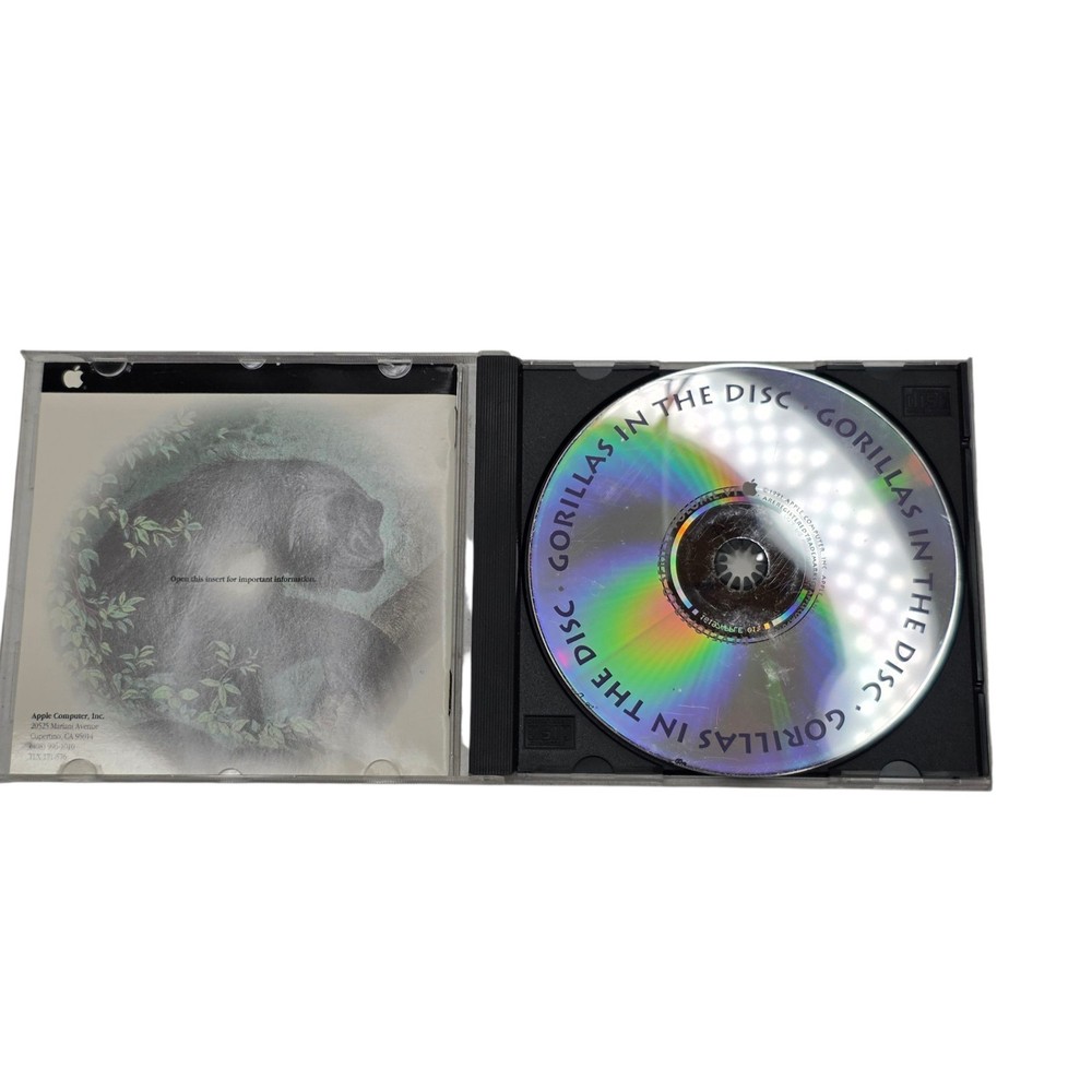 1991 Apple Developer CD “Gorillas in the Disc” Vol VI Vintage Mac Software