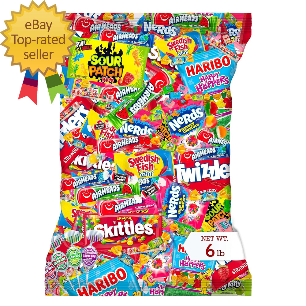 Bulk Candy Variety Pack  6 Lb Candy  Candy Bulk Individually Wrapped Candy