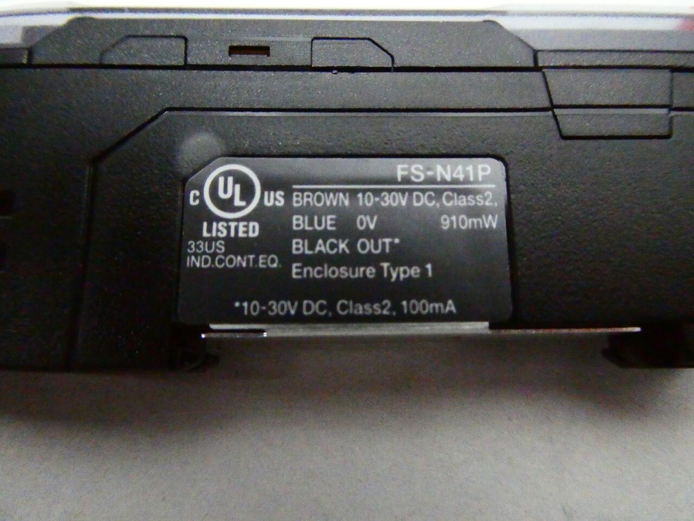Keyence FS-N41P Fiber Optic Sensor Amplifier 10-30v-dc