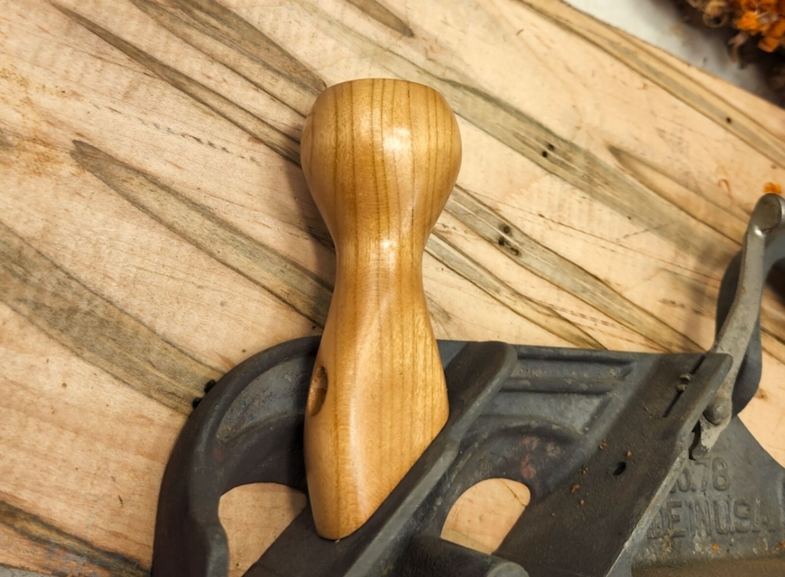 Hand Made Cherry Knob for Stanley 78 Rabbet and Fillister Plane