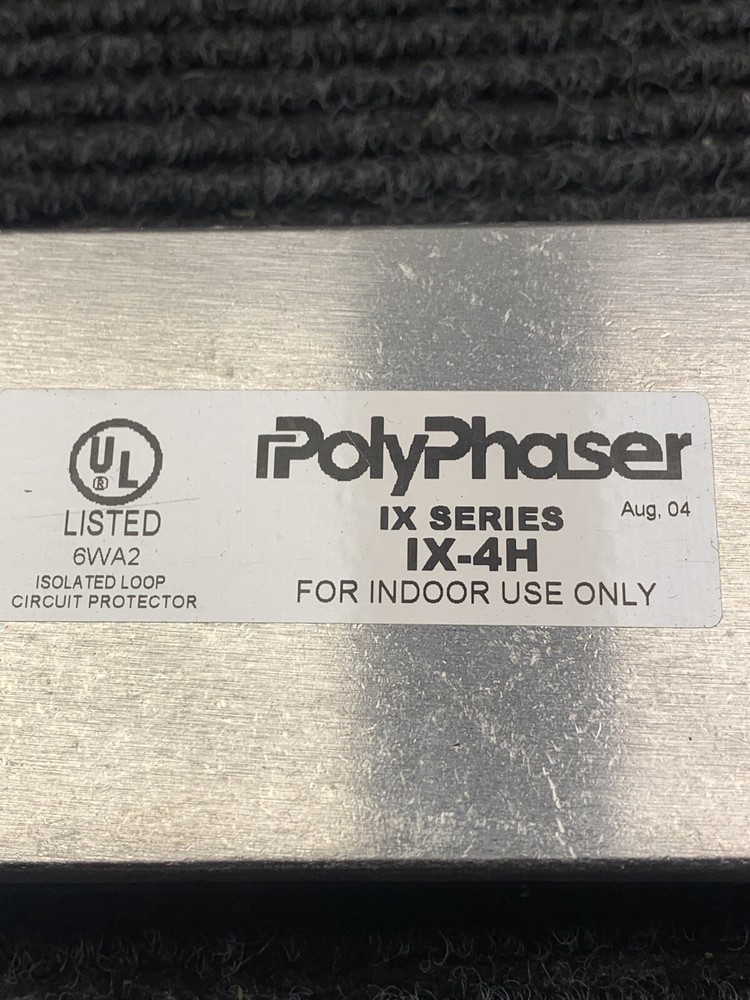 NEW POLYPHASER IX-4H/W INDOOR ISOLATED LOOP CIRCUIT PROTECTOR