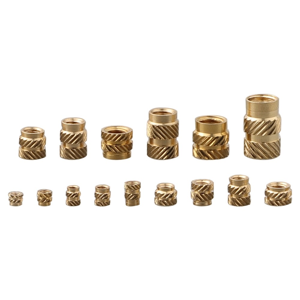 Threaded Inserts Brass M5 M6 Nuts Threaded Threaded Knurled 7 Models
