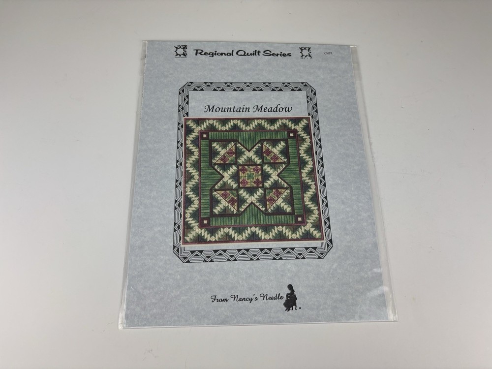 From Nancy’s Needle Quilt Series Mountain Meadow  Needlepoint Pattern 1S