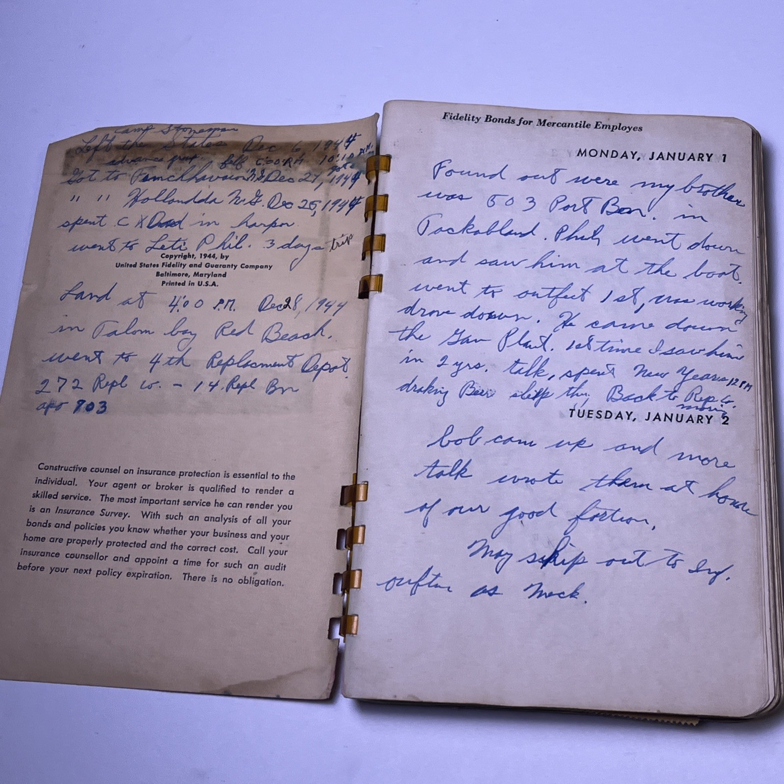 1945 US Navy Domain Of The Golden Dragon Membership Wallet Card WWII + Journal!!