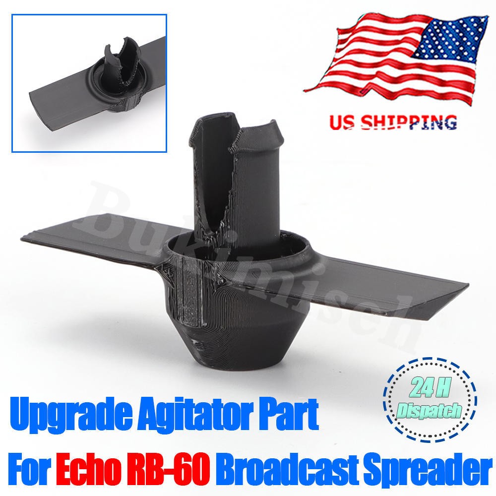 For Echo RB-60 Agitator Replacement Part Black Upgraded Improve Spread Width US