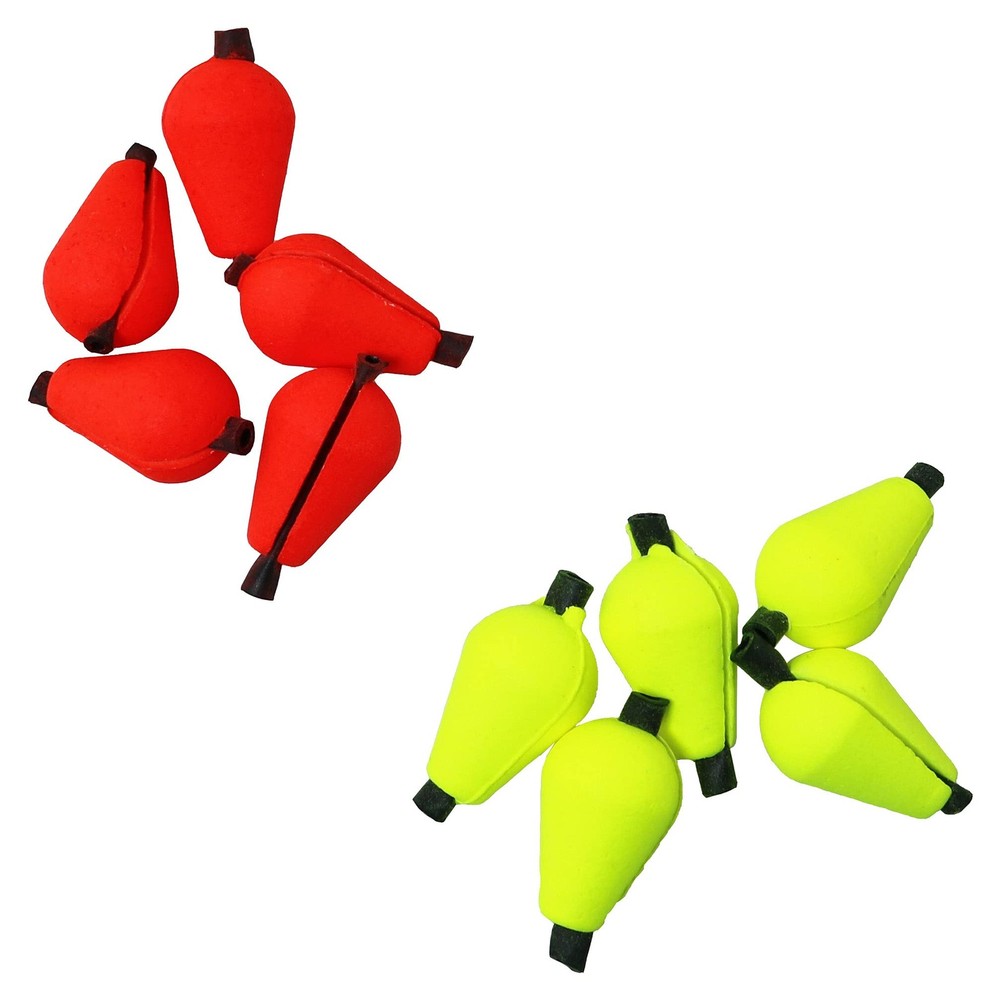 WHYHKJ 10pcs Float Foam Water Drop Strike Indicators Teardrop Floating...