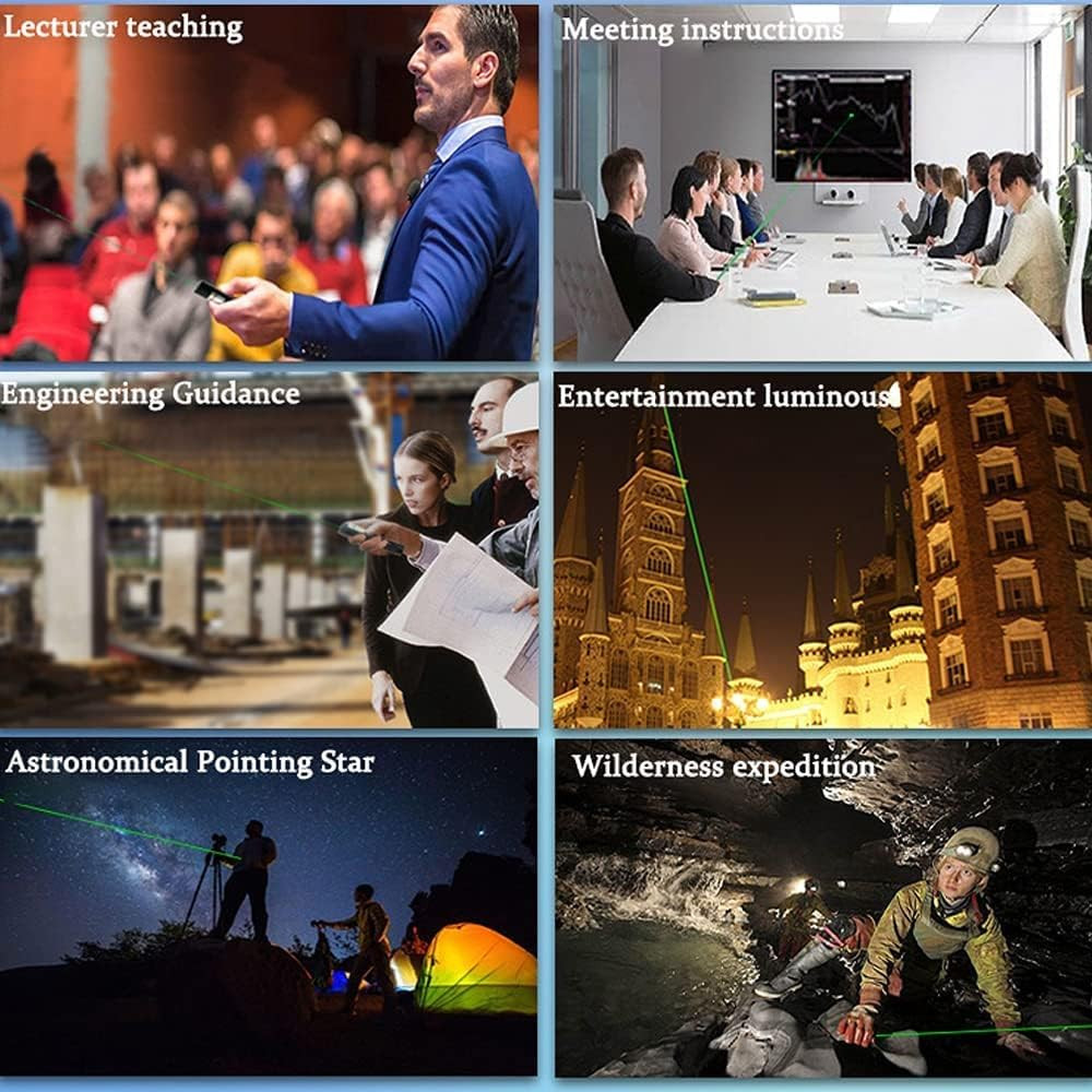 Laser Pointer High Power, Rechargeable Long Range Green Laser Pointer Indicator