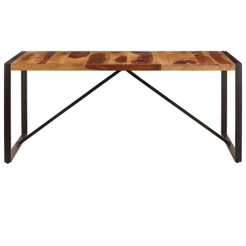 Dining Table Kitchen Table Dining Room Dinner Table Solid Acacia Wood vidaXL