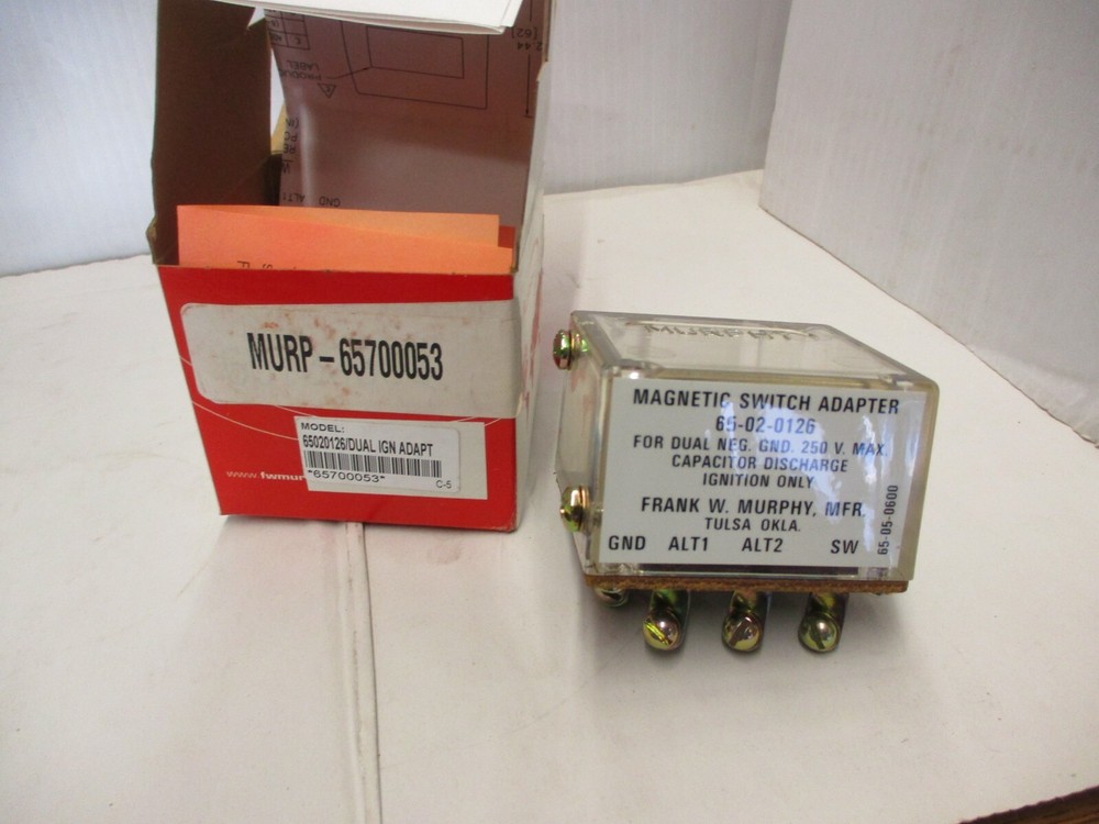 Murphy # 65-02-0126 MAGNETIC SWITCH ADAPTER,