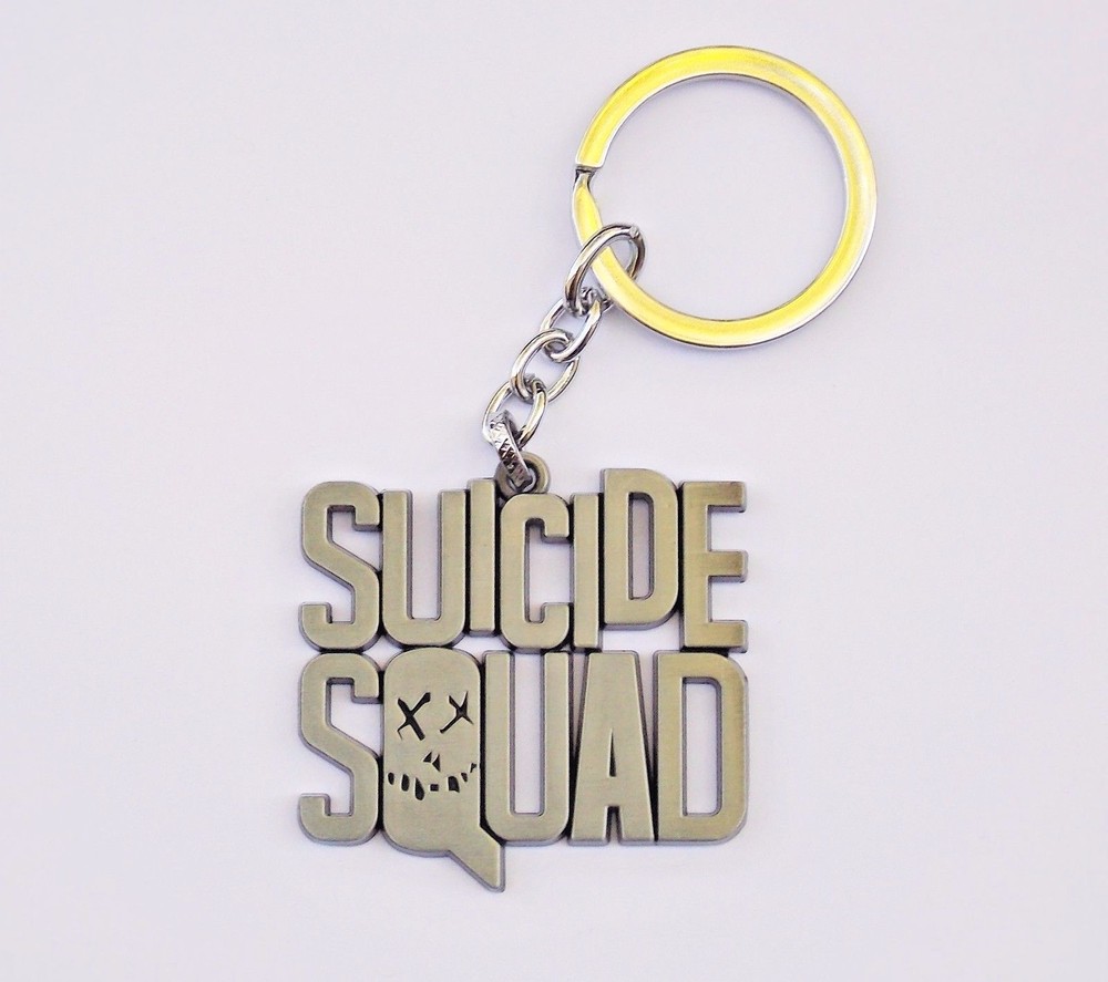 DC SUICIDE SQUAD Silver Team Logo Key-chain